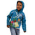 Guatemala Independence Day Kid Hoodie Quetzal Tropical Flower - Wonder Print Shop