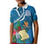 Guatemala Independence Day Kid Polo Shirt Quetzal Tropical Flower - Wonder Print Shop