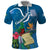 Guatemala Independence Day Polo Shirt Quetzal Tropical Flower - Wonder Print Shop