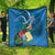 Guatemala Independence Day Quilt Quetzal Tropical Flower