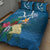 Guatemala Independence Day Quilt Bed Set Quetzal Tropical Flower - Wonder Print Shop