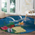 Guatemala Independence Day Round Carpet Quetzal Tropical Flower