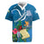 Guatemala Independence Day Rugby Jersey Quetzal Tropical Flower - Wonder Print Shop