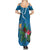 Guatemala Independence Day Summer Maxi Dress Quetzal Tropical Flower - Wonder Print Shop