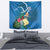 Guatemala Independence Day Tapestry Quetzal Tropical Flower