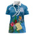 Guatemala Independence Day Women Polo Shirt Quetzal Tropical Flower - Wonder Print Shop