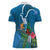 Guatemala Independence Day Women Polo Shirt Quetzal Tropical Flower - Wonder Print Shop