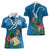 Guatemala Independence Day Women Polo Shirt Quetzal Tropical Flower - Wonder Print Shop