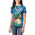 Guatemala Independence Day Women Polo Shirt Quetzal Tropical Flower - Wonder Print Shop