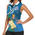 Guatemala Independence Day Women Sleeveless Polo Shirt Quetzal Tropical Flower - Wonder Print Shop