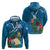 Guatemala Independence Day Zip Hoodie Quetzal Tropical Flower - Wonder Print Shop