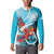 Honduras Independence Day Button Sweatshirt Scarlet Macaw Sky Blue - Wonder Print Shop