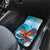 Honduras Independence Day Car Mats Scarlet Macaw Sky Blue - Wonder Print Shop