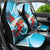 Honduras Independence Day Car Seat Cover Scarlet Macaw Sky Blue - Wonder Print Shop