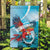 Honduras Independence Day Garden Flag Scarlet Macaw Sky Blue - Wonder Print Shop