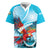 Honduras Independence Day Rugby Jersey Scarlet Macaw Sky Blue - Wonder Print Shop