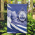 Honduras Garden Flag Coat of Arms Orchid Navy Blue - Wonder Print Shop