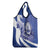 Honduras Grocery Bag Coat of Arms Orchid Navy Blue