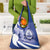 Honduras Grocery Bag Coat of Arms Orchid Navy Blue