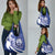 Honduras Grocery Bag Coat of Arms Orchid Navy Blue