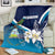 Nicaragua Independence Day Blanket Motmot Plumeria Floral