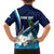 Nicaragua Independence Day Family Matching Puletasi and Hawaiian Shirt Motmot Plumeria Floral - Wonder Print Shop