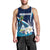 Nicaragua Independence Day Men Tank Top Motmot Plumeria Floral - Wonder Print Shop