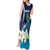 Nicaragua Independence Day Tank Maxi Dress Motmot Plumeria Floral - Wonder Print Shop