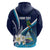 Nicaragua Independence Day Zip Hoodie Motmot Plumeria Floral - Wonder Print Shop