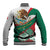 Mexico Independence Day Baseball Jacket Dahlia Flower Aztec Pattern