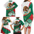 Mexico Independence Day Family Matching Long Sleeve Bodycon Dress and Hawaiian Shirt Dahlia Flower Aztec Pattern