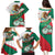 Mexico Independence Day Family Matching Puletasi and Hawaiian Shirt Dahlia Flower Aztec Pattern