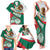 Mexico Independence Day Family Matching Tank Maxi Dress and Hawaiian Shirt Dahlia Flower Aztec Pattern