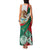 Mexico Independence Day Family Matching Tank Maxi Dress and Hawaiian Shirt Dahlia Flower Aztec Pattern