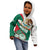 Mexico Independence Day Kid Hoodie Dahlia Flower Aztec Pattern