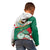 Mexico Independence Day Kid Hoodie Dahlia Flower Aztec Pattern