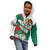 Mexico Independence Day Kid Hoodie Dahlia Flower Aztec Pattern