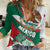 Mexico Independence Day Women Casual Shirt Dahlia Flower Aztec Pattern - Wonder Print Shop