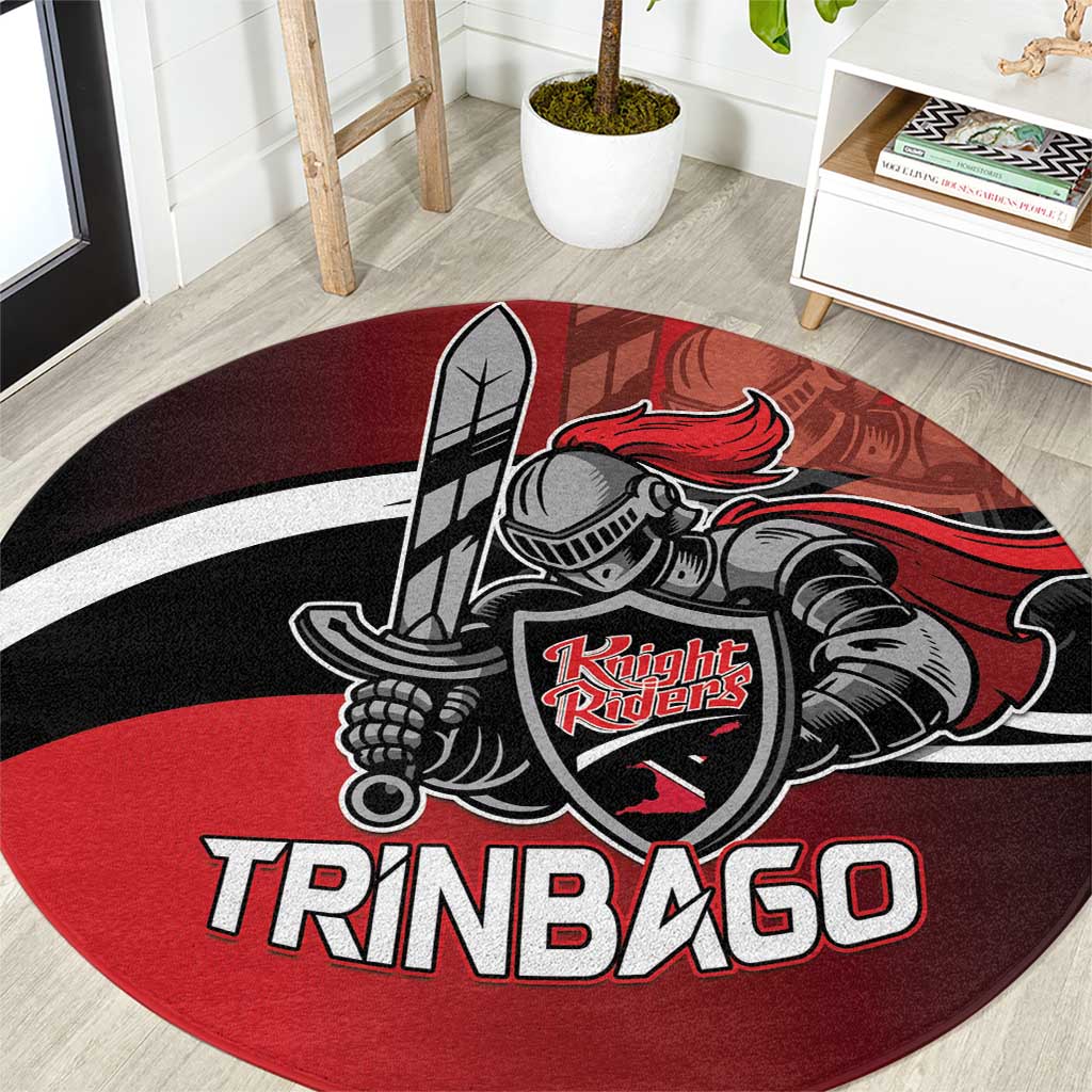 Trinbago Cricket Knight Riders Round Carpet We Are TKR - Wonder Print Shop