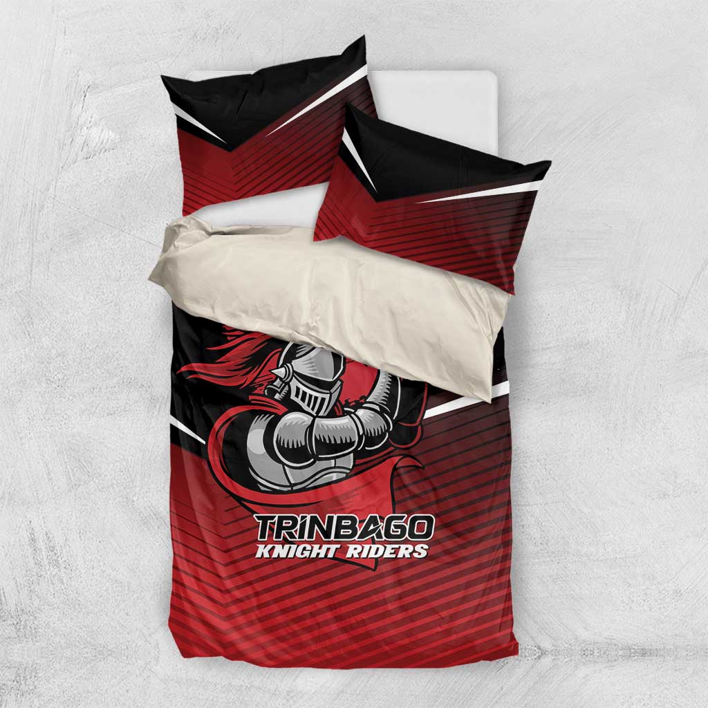 Knight Riders Trinbago Cricket Bedding Set Play Fight Win Repeat LT01