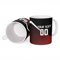 Custom Knight Riders Trinbago Cricket Ceramic Mug Play Fight Win Repeat - Wonder Print Shop