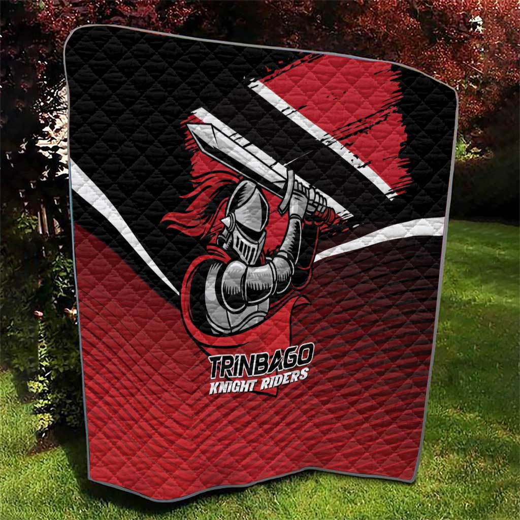 Knight Riders Trinbago Cricket Quilt Play Fight Win Repeat LT01