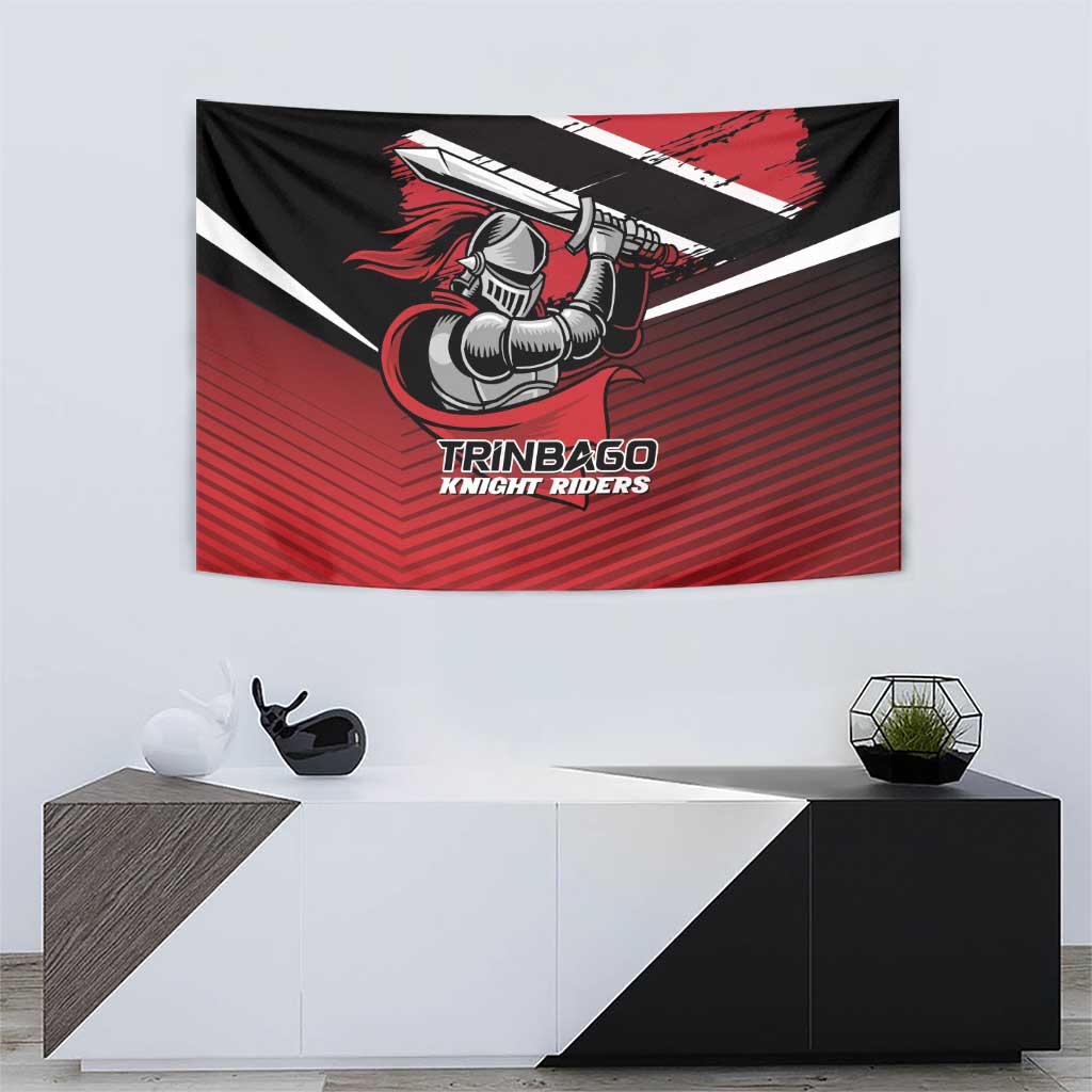 Knight Riders Trinbago Cricket Tapestry Play Fight Win Repeat LT01