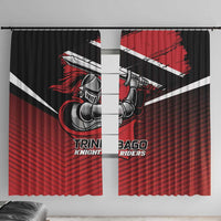 Knight Riders Trinbago Cricket Window Curtain Play Fight Win Repeat LT01