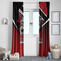 Knight Riders Trinbago Cricket Window Curtain Play Fight Win Repeat LT01