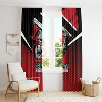 Knight Riders Trinbago Cricket Window Curtain Play Fight Win Repeat LT01