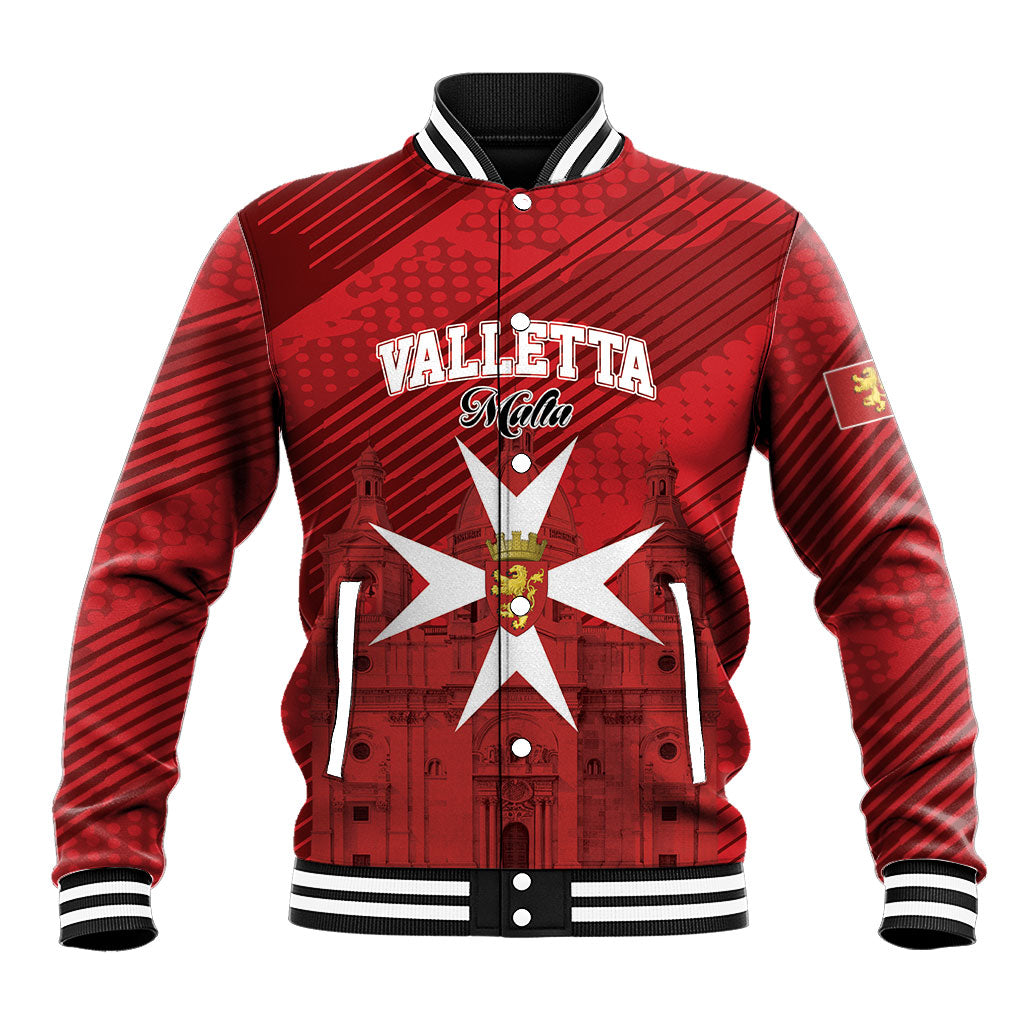 Personalised Malta Valletta Baseball Jacket St Johns Cathedral