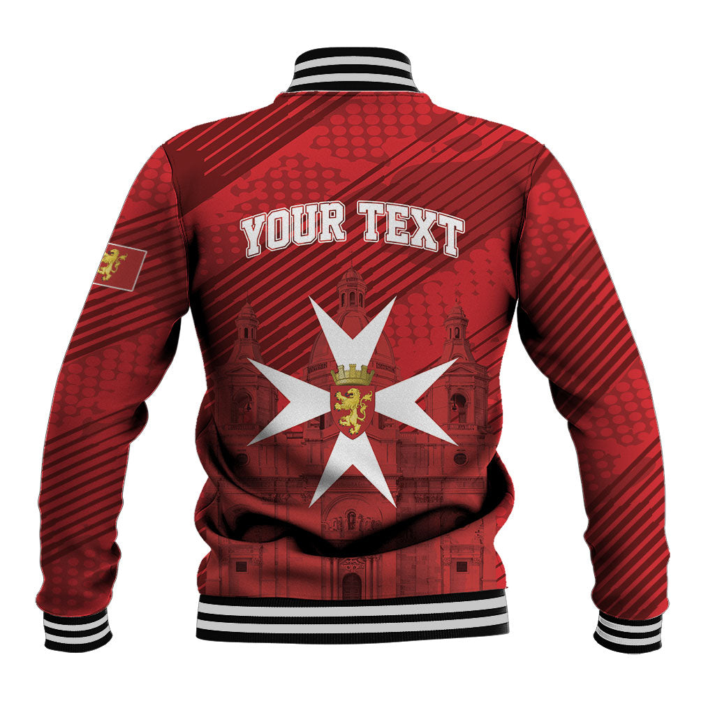 Personalised Malta Valletta Baseball Jacket St Johns Cathedral