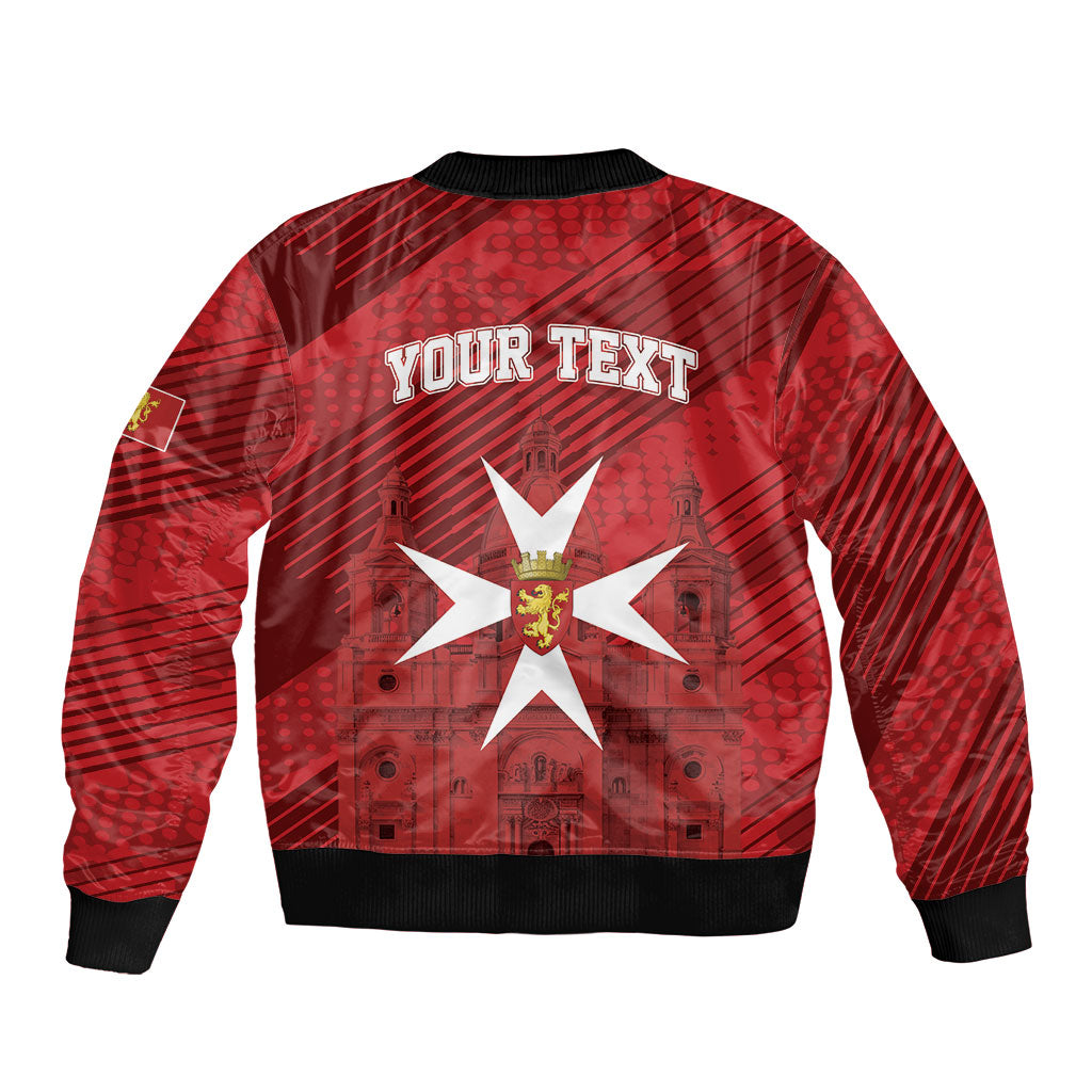 Personalised Malta Valletta Bomber Jacket St Johns Cathedral