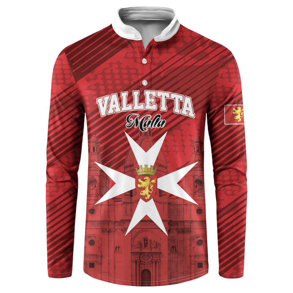 Personalised Malta Valletta Button Sweatshirt St Johns Cathedral